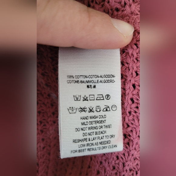 Free People Moonshine Cold Shoulder Sweater In Dusty Rose - Picture 5 of 7